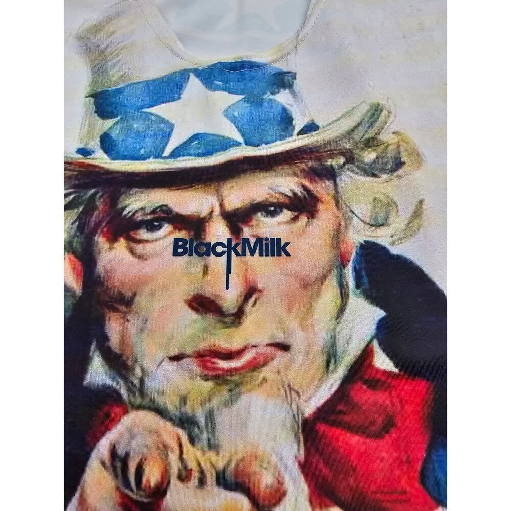 Blackmilk Women's Size M Uncle Sam I Want You Bathing Suit - Picture 4 of 9